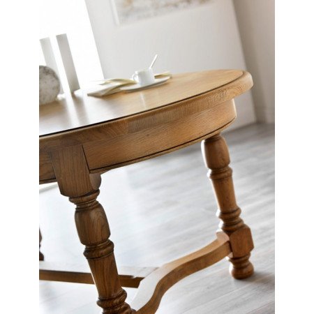 Table ronde ou ovale à panneaux - Mercier Table ronde ou ovale à panneaux - Mercier